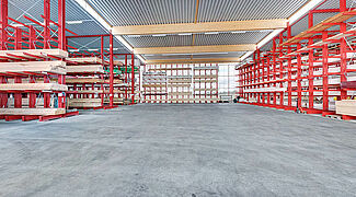 cantilever racking warehouse