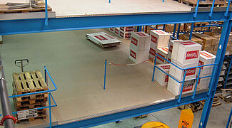 Mezzanine de stockage