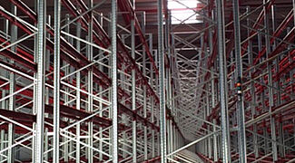 Rayonnage à palettes mobile