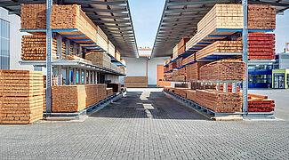 Rayonnage cantilever double-face OHRA